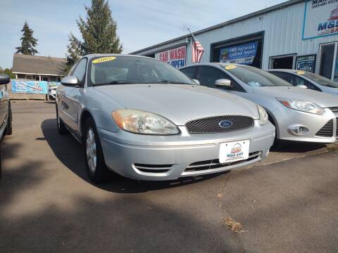 2005 Ford Taurus for sale at M AND S CAR SALES LLC in Independence OR
