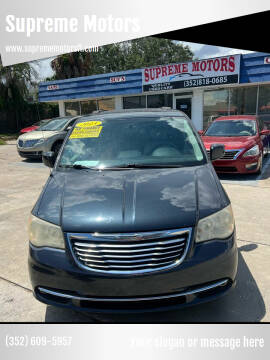 2013 Chrysler Town and Country for sale at Supreme Motors in Leesburg FL