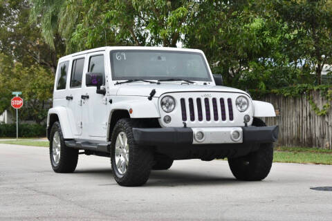 2015 Jeep Wrangler Unlimited for sale at NOAH AUTOS in Hollywood FL