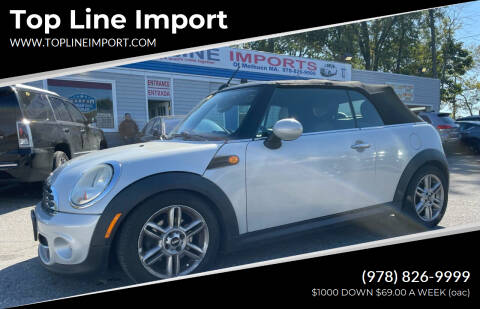 2012 MINI Cooper Convertible for sale at Top Line Import of Methuen in Methuen MA