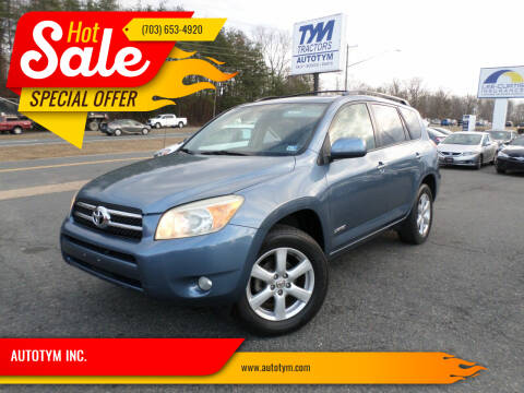 2006 Toyota RAV4 for sale at AUTOTYM INC. in Fredericksburg VA