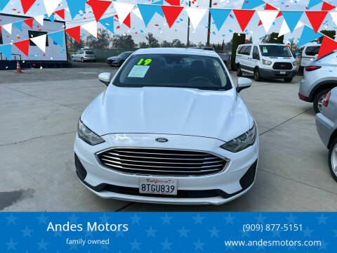 2019 Ford Fusion Hybrid for sale at Andes Motors in Bloomington CA