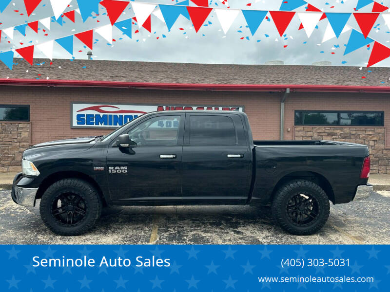 2015 RAM 1500 for sale at Seminole Auto Sales in Seminole OK