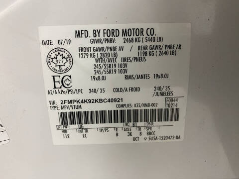 2019 Ford Edge Titanium