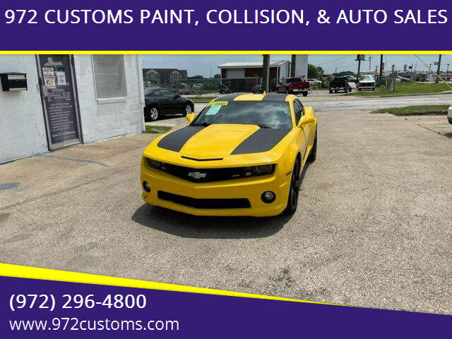 2012 Chevrolet Camaro for sale at 972 CUSTOMS PAINT, COLLISION, & AUTO SALES in Duncanville TX