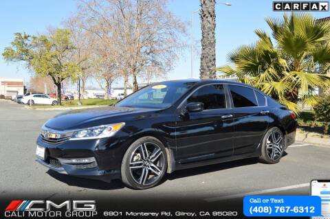2016 Honda Accord for sale at Cali Motor Group in Gilroy CA