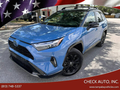 2022 Toyota RAV4 Hybrid for sale at CHECK AUTO, INC. in Tampa FL