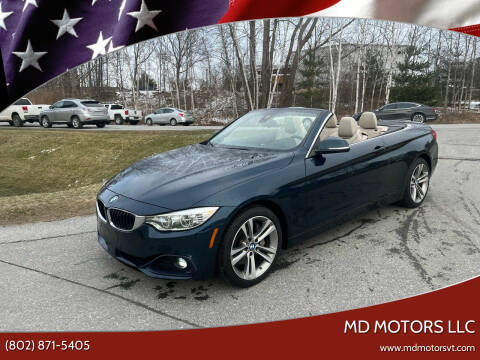 2016 BMW 4 Series for sale at MD Motors LLC in Williston VT