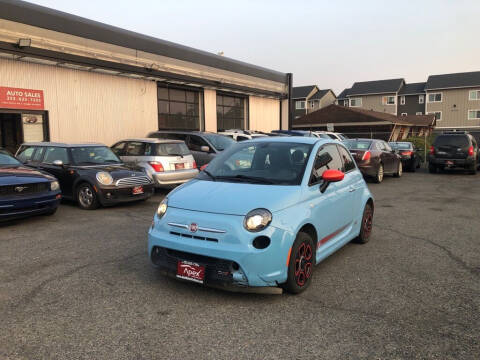 2017 FIAT 500e for sale at Apex Motors Parkland in Tacoma WA