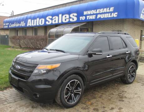 2014 Ford Explorer for sale at Lookin-Nu Auto Sales in Waterford MI