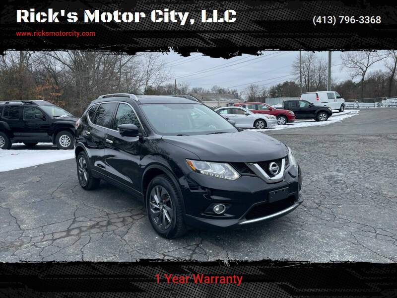 2016 Nissan Rogue for sale at Rick's Motor City, LLC in Springfield MA