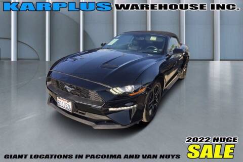2018 Ford Mustang for sale at Karplus Warehouse in Pacoima CA