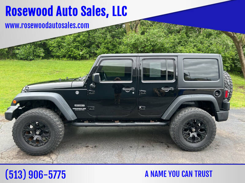 2016 Jeep Wrangler Unlimited for sale at Rosewood Auto Sales, LLC in Hamilton OH