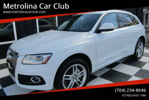 2017 Audi Q5 for sale at Metrolina Car Club in Matthews NC