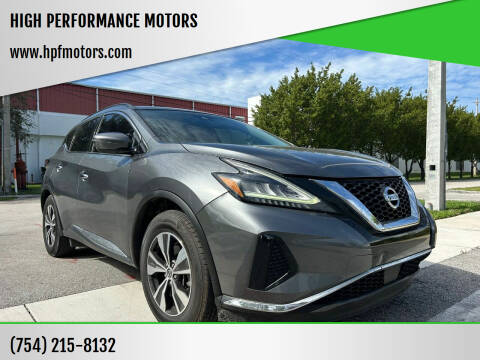 2020 Nissan Murano for sale at HIGH PERFORMANCE MOTORS in Hollywood FL