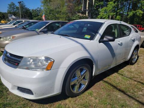 2012 Dodge Avenger for sale at Ray's Auto Sales in Elmer NJ