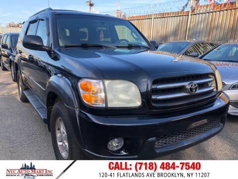 2002 Toyota Sequoia for sale at NYC AUTOMART INC in Brooklyn NY