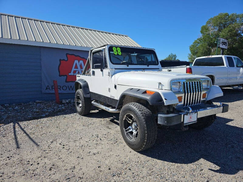 1988 Jeep Wrangler for sale at Arrowhead Auto in Riverton WY