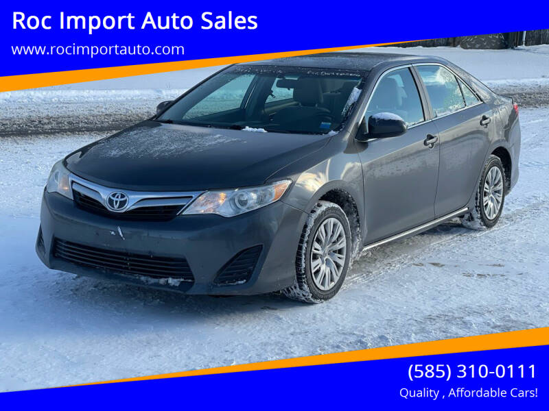 2012 Toyota Camry for sale at Roc Import Auto Sales in Rochester NY