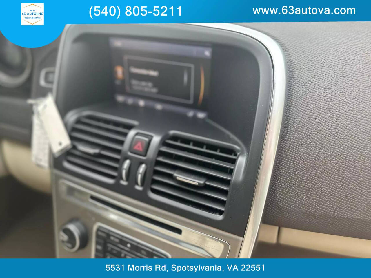 2013 Volvo XC60 for sale at 63 Auto Inc in Spotsylvania, VA