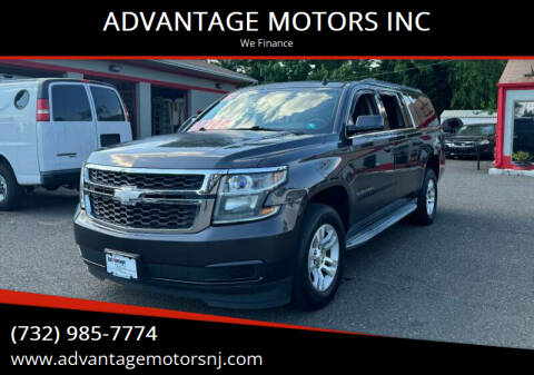 2015 Chevrolet Suburban for sale at ADVANTAGE MOTORS INC in Edison NJ