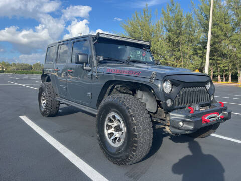 2017 Jeep Wrangler Unlimited for sale at Nation Autos Miami in Hialeah FL