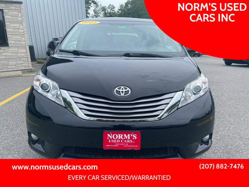 2015 Toyota Sienna for sale at NORM'S USED CARS INC in Wiscasset ME