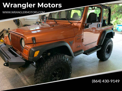 2001 Jeep Wrangler for sale at Wrangler Motors in Spartanburg SC