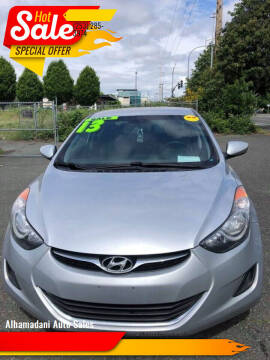 2013 Hyundai Elantra for sale at ALHAMADANI AUTO SALES in Tacoma WA