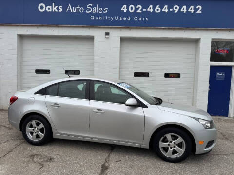 2014 Chevrolet Cruze for sale at Oak's Auto Sales in Lincoln NE