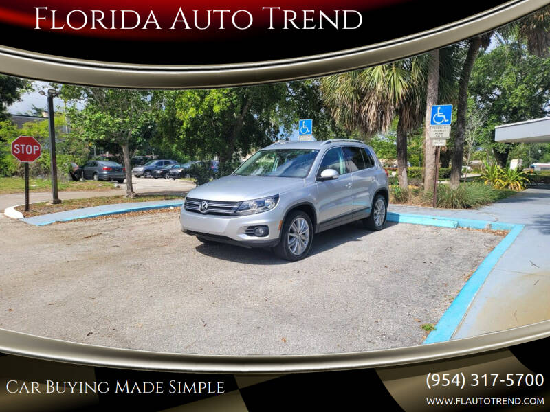 2014 Volkswagen Tiguan for sale at Florida Auto Trend in Plantation FL