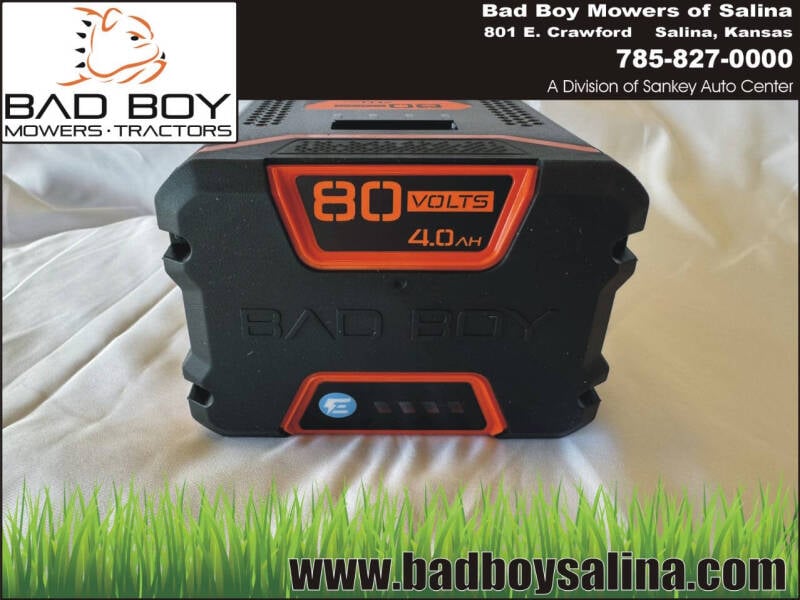  Bad Boy 80V 4.0 Ah Battery  for sale at Bad Boy Salina / Division of Sankey Auto Center - Handheld Equipment in Salina KS