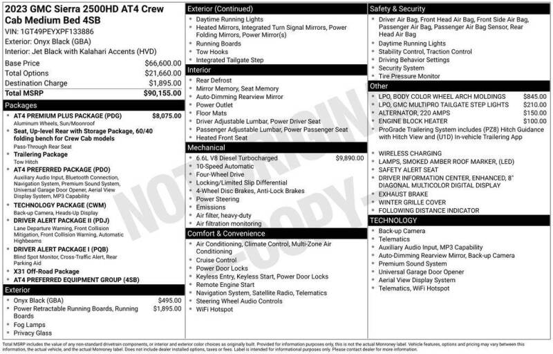 2023 GMC Sierra 2500HD