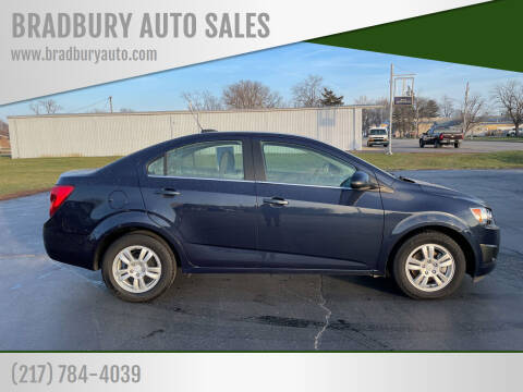 2016 Chevrolet Sonic for sale at BRADBURY AUTO SALES in Gibson City IL