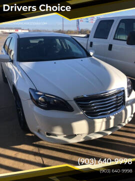 2012 Chrysler 200 for sale at Drivers Choice in Bonham TX