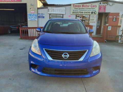 2014 Nissan Versa for sale at TEXAS MOTOR CARS in Houston TX