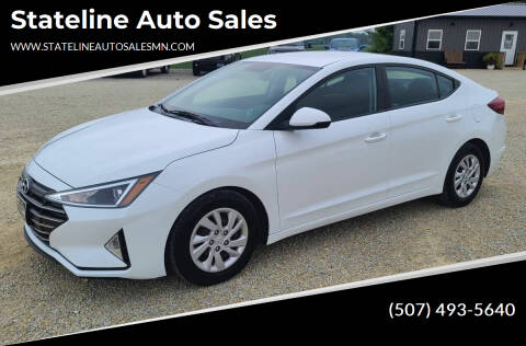 2019 Hyundai Elantra for sale at Stateline Auto Sales in Mabel MN