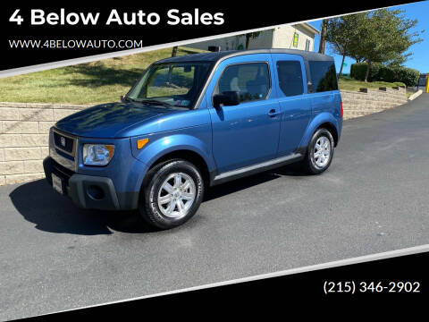 2006 Honda Element for sale at 4 Below Auto Sales in Willow Grove PA