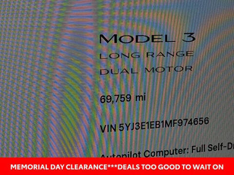 2021 Tesla Model 3 Long Range