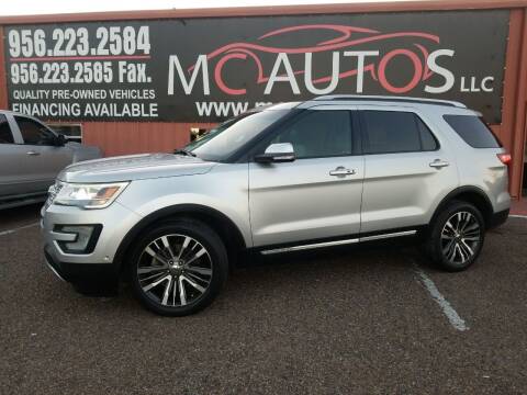 2017 Ford Explorer for sale at MC Autos LLC in Pharr TX