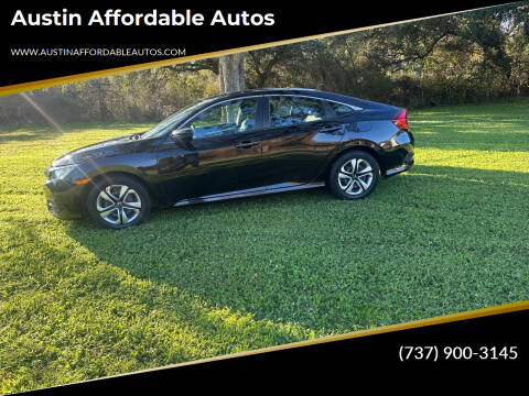 2016 Honda Civic for sale at Austin Affordable Autos in Austin TX
