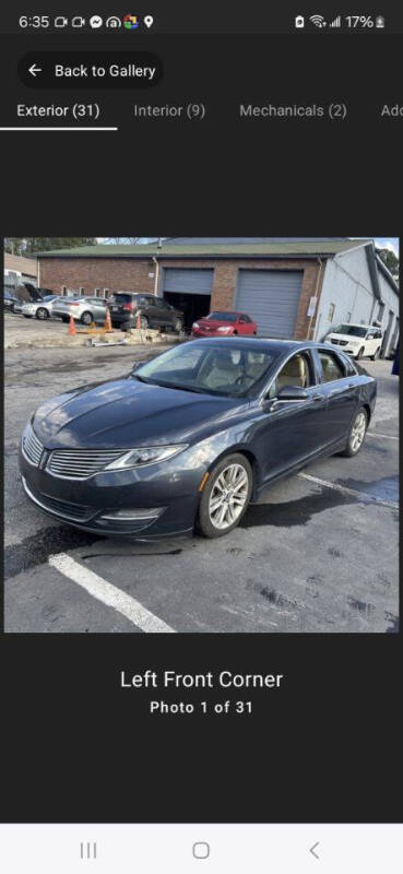 2014 Lincoln MKZ Base's photo