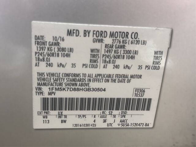 2017 Ford Explorer XLT