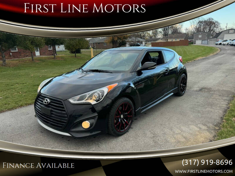 2014 Hyundai Veloster for sale at First Line Motors in Jamestown IN