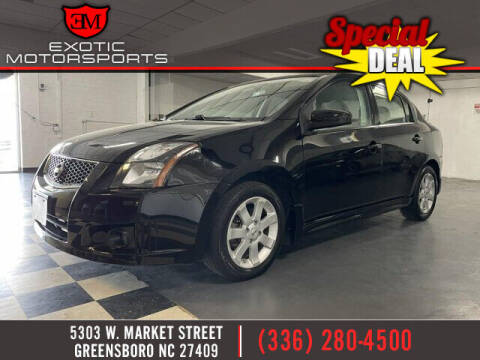 2012 Nissan Sentra for sale at Exotic Motorsports in Greensboro NC