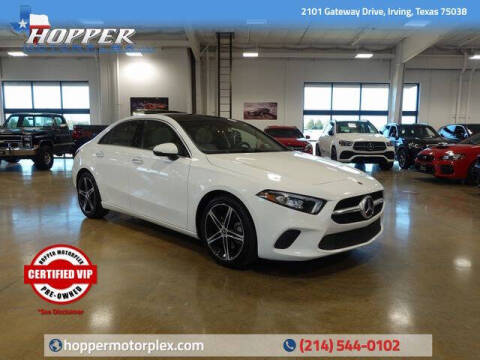2021 Mercedes-Benz A-Class for sale at HOPPER MOTORPLEX in Irving TX