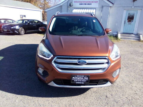 2017 Ford Escape for sale at Autoplex Inc in Clinton MD