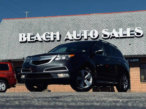 2013 Acura MDX for sale at Beach Auto Sales in Virginia Beach VA