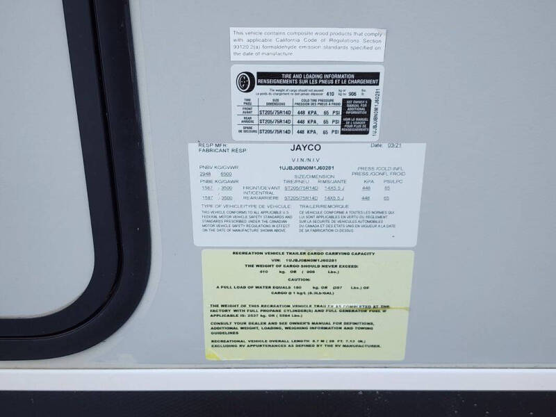 2021 Jayco n/a