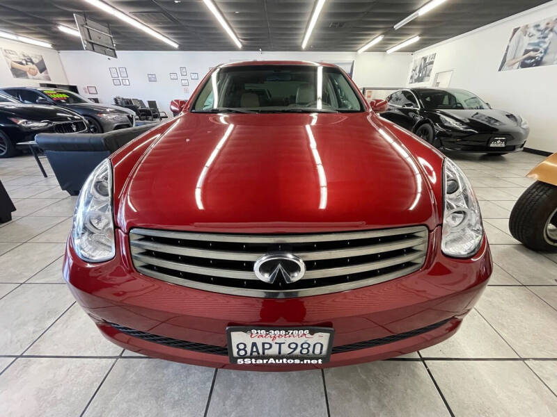 2005 Infiniti G35 for sale at 5 Star Auto Sale in Rancho Cordova CA